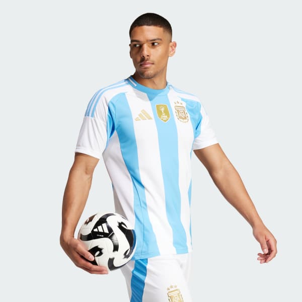 Weiss Argentinien 24 Heimtrikot