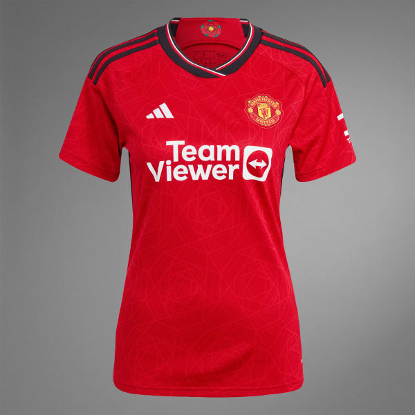  adidas Camiseta Manchester United 22/23 Home Mujer, Rojo - :  Deportes y Actividades al Aire Libre