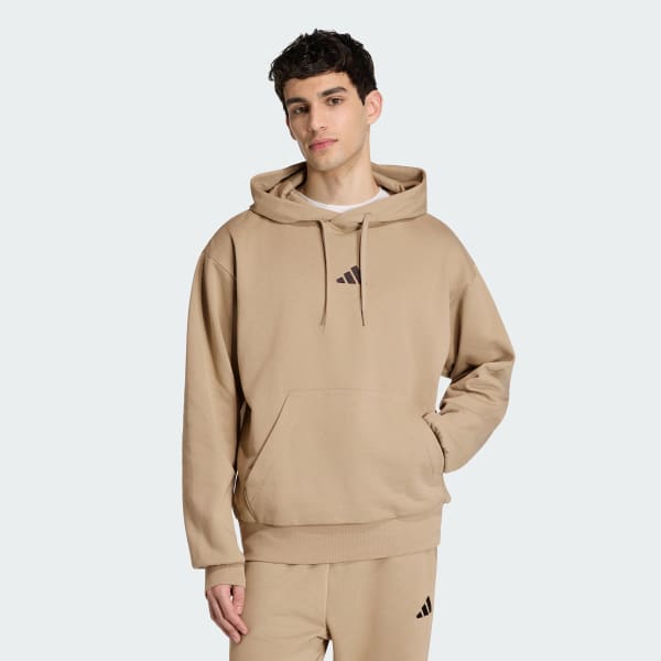 Brown Essentials Feelcozy Fleece Hoodie