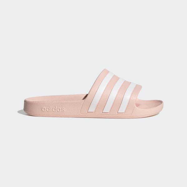 Ροζ Adilette Aqua Slides