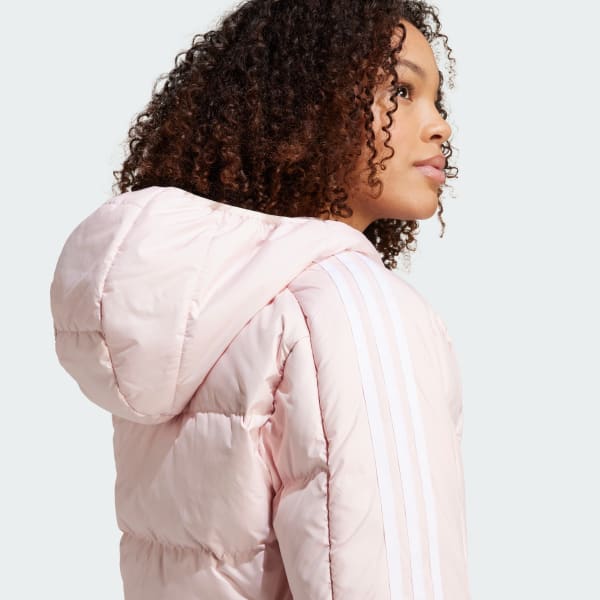Adidas jacket pink stripes top