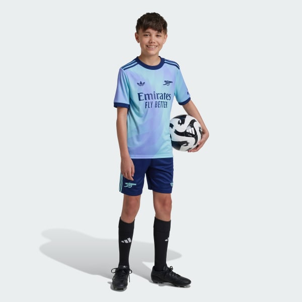 Bleu Short Third Arsenal 24/25 Enfants