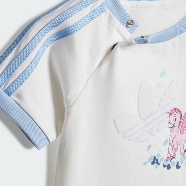 White adidas x Disney Fantasia Tee