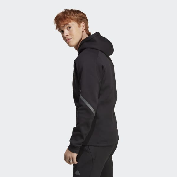 Svart Designed for Gameday Full-Zip Hoodie