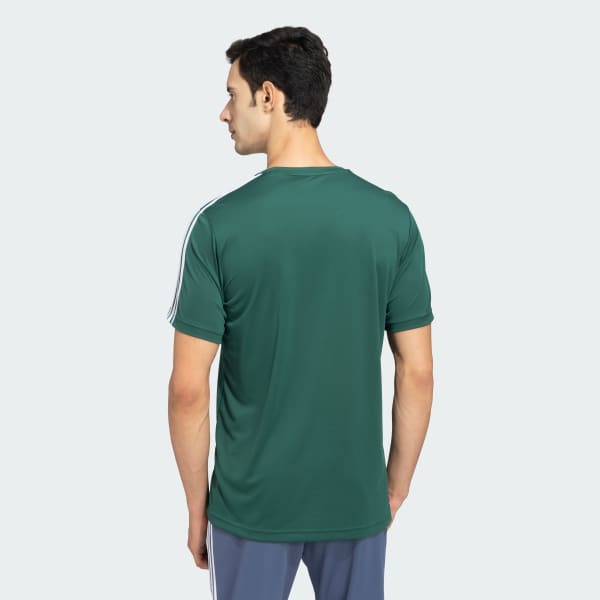 Green 3 STRIPES TEE