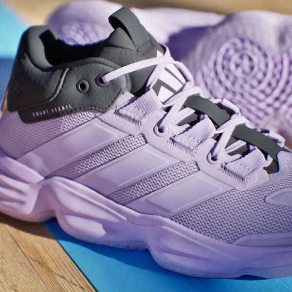 adidas Court Stabil Indoor Shoes - Purple | Free Shipping