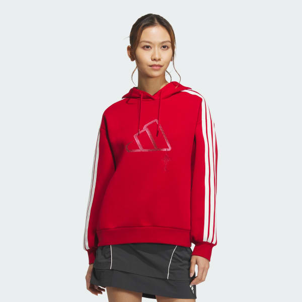 Red CNY Hooded Sweatshirt