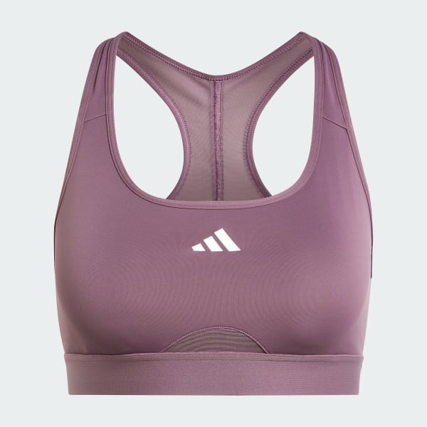 Purple Powerreact Training Medium-Support Bra