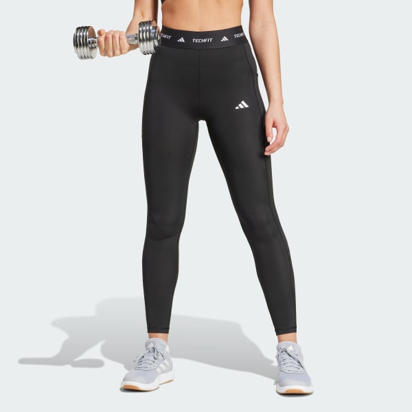 Czerń Legginsy Techfit Stash Pocket Full-Length