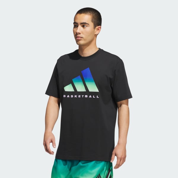 Sort adidas Basketball Graphic T-Shirt