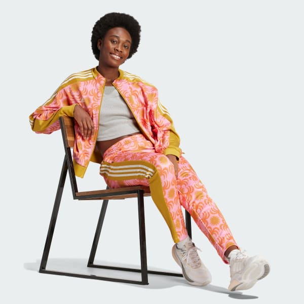 Jaqueta adidas clearance farm rosa