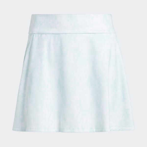 Turquoise Essentials Printed Golf Skort