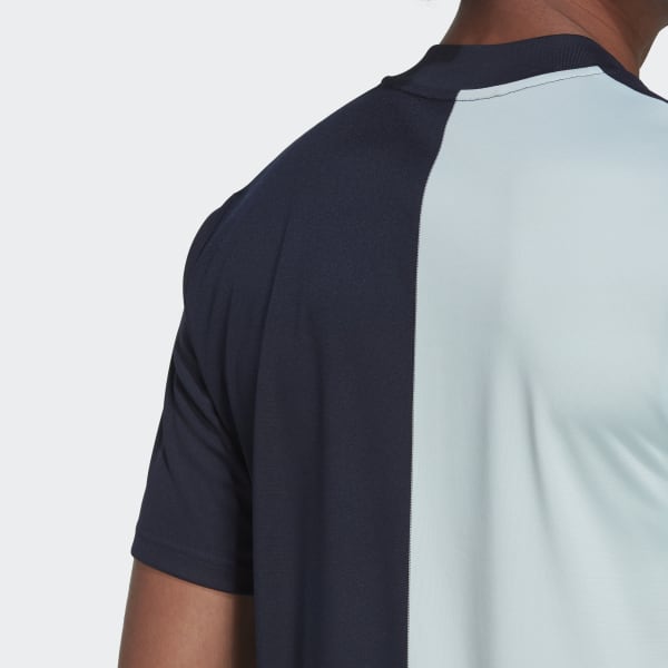 Azul Camiseta Tiro Half & Half