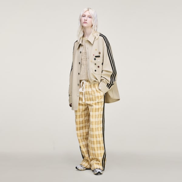 adidas SONG FOR THE MUTE ADI006 PLAID PANT - White | Free Shipping