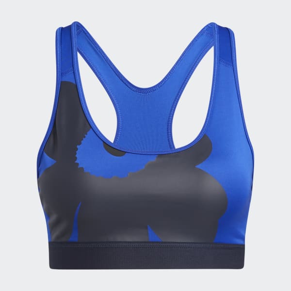 Azul Top Deportivo Marimekko Believe This Soporte Medio