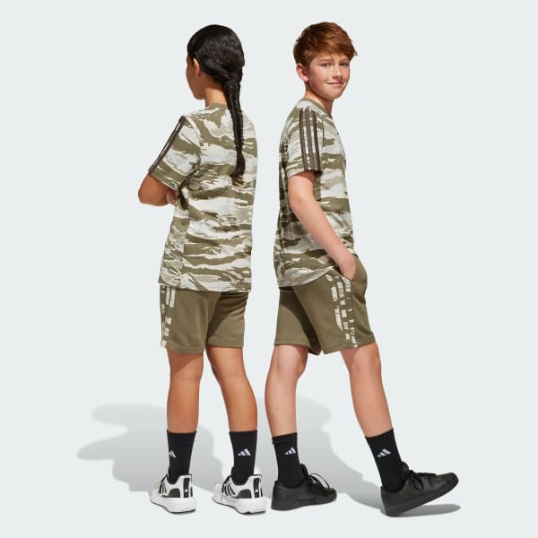 グリーン シーズナル エッセンシャルズ カモ ショーツ キッズ
