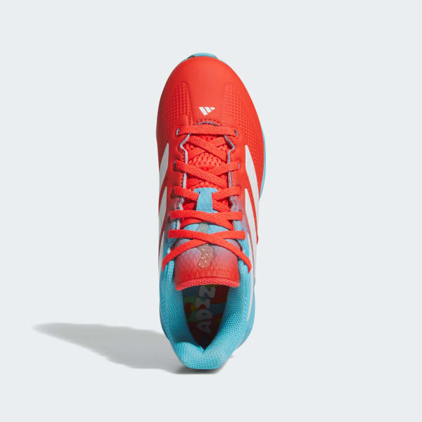 modrá Detské kopačky s pevnými štupľami Adizero Impact 2.0 Candy