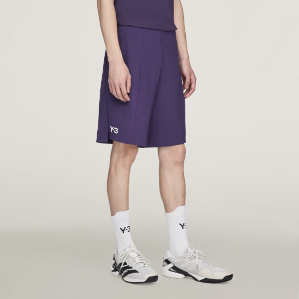 adidas Y-3 Tennis Pro Ergo Shorts - Purple | Free Shipping with