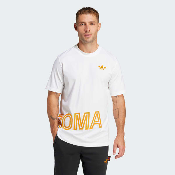 Λευκό AS Roma Graphic Tee