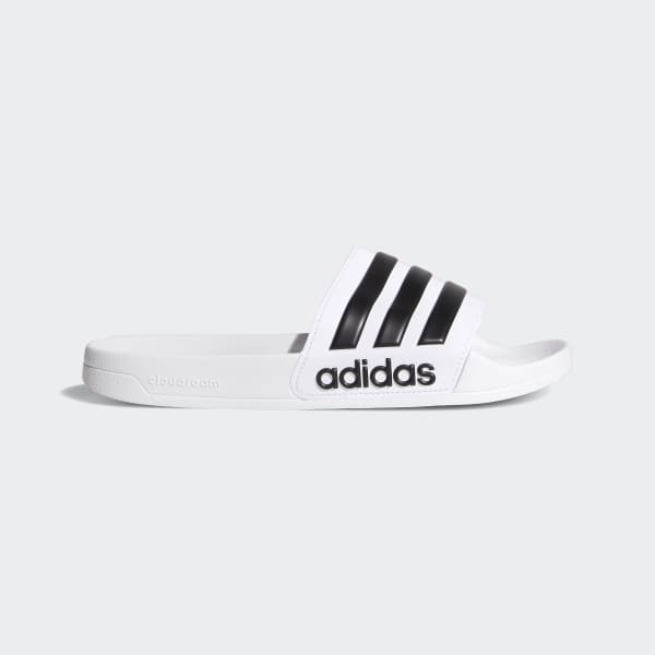 claquettes adidas blanches