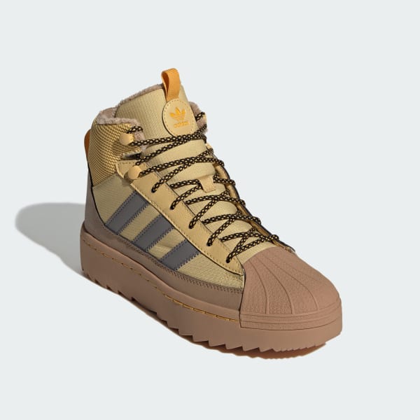 Beige Superstar Winter Trek Kids Schuh