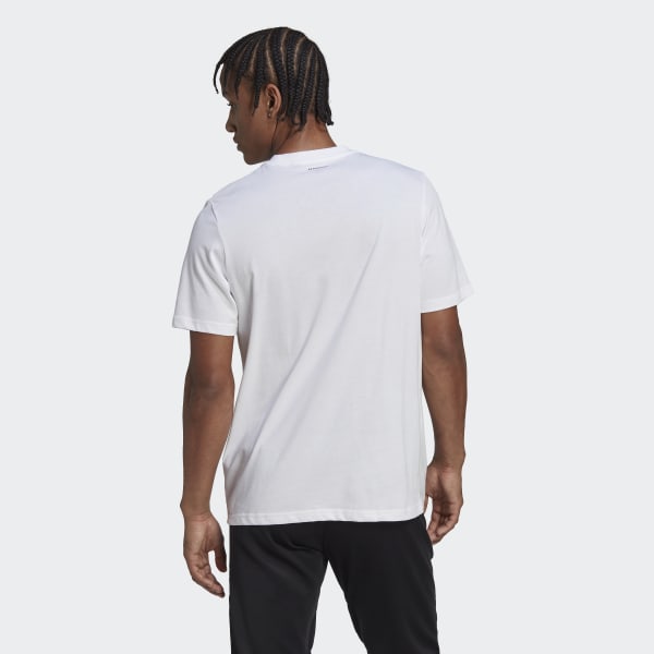 Blanco Polo de Entrenamiento Estampado HIIT AEROREADY TS138