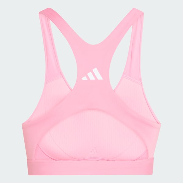 Rosado Top Deportivo Optime Essentials Workout de SOPORTE ALTO
