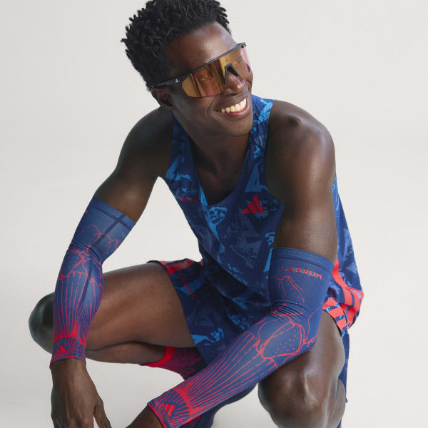 Azul Camisola de Alças Adizero Labrum