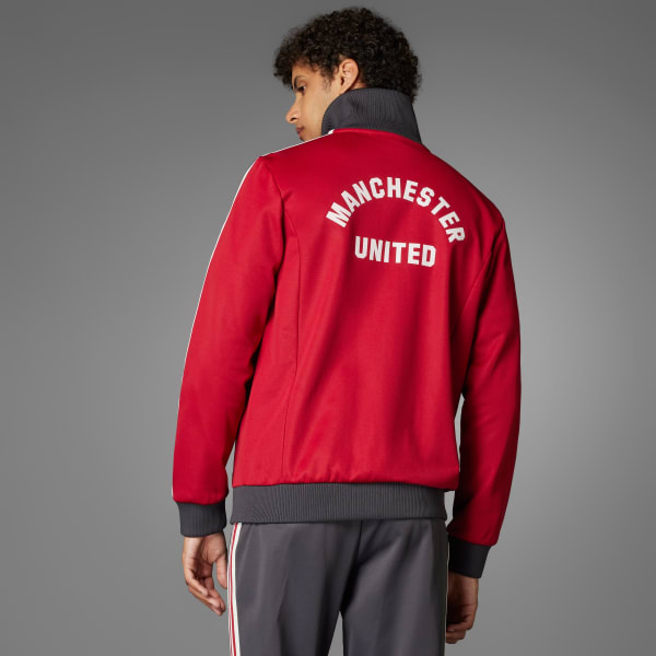 Adidas originals manchester united retro track jacket 2025