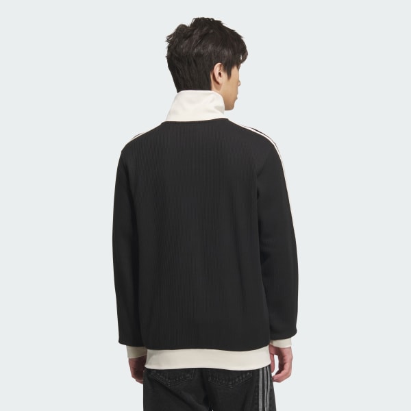 Black Waffle Basketball Track Top