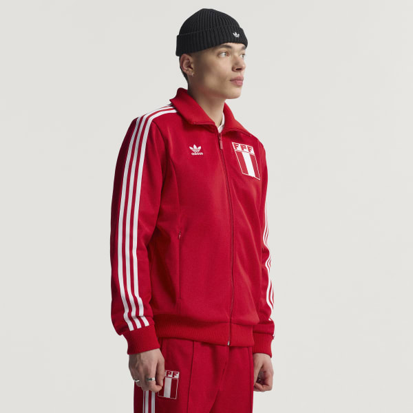 adidas Peru Track Top - Red | Free Shipping with adiClub | adidas US