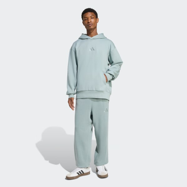 Zielony Spodnie ALL SZN French Terry Washed Loose