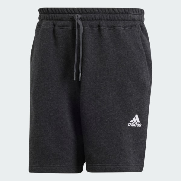 Black Seasonal Essentials Mélange Shorts