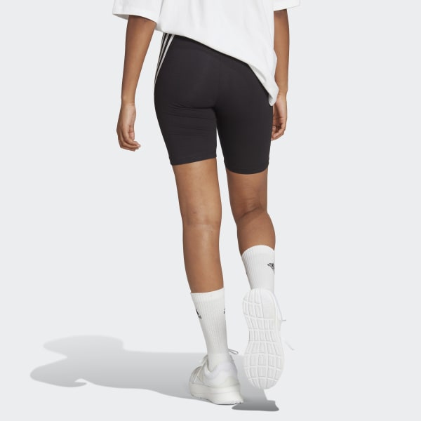 Black Future Icons 3-Stripes Bike Shorts