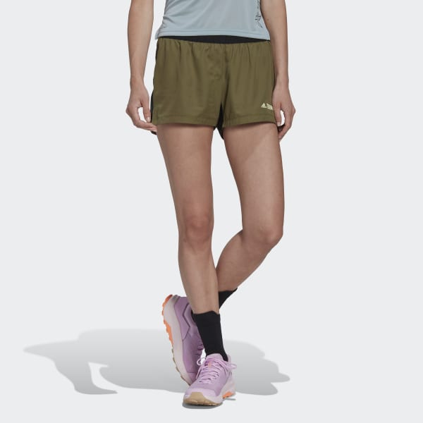 Zielony Terrex Trail Running Shorts JMM08