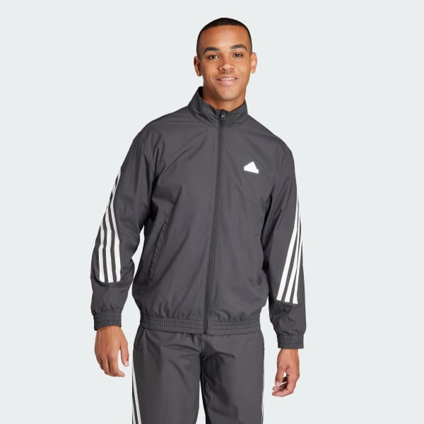 Μαύρο Future Icons 3-Stripes Woven Track Jacket