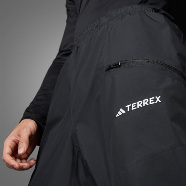 Black Terrex Multi 2L Rain.Rdy Insulated Tracksuit Bottoms