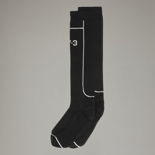 Czerń Y-3 Knee Socks MLN75