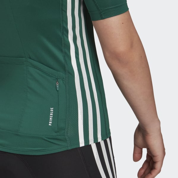 Verde Maillot - Polo de Ciclismo Manga Corta 03190