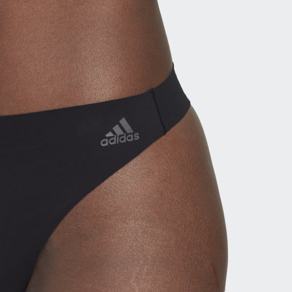 Czerń Active Micro-Flex Thong Underwear HPO41