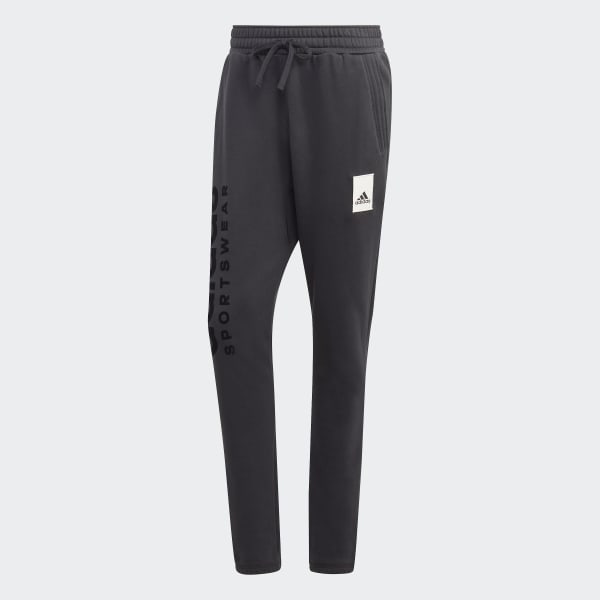 Svart Lounge Fleece Pants