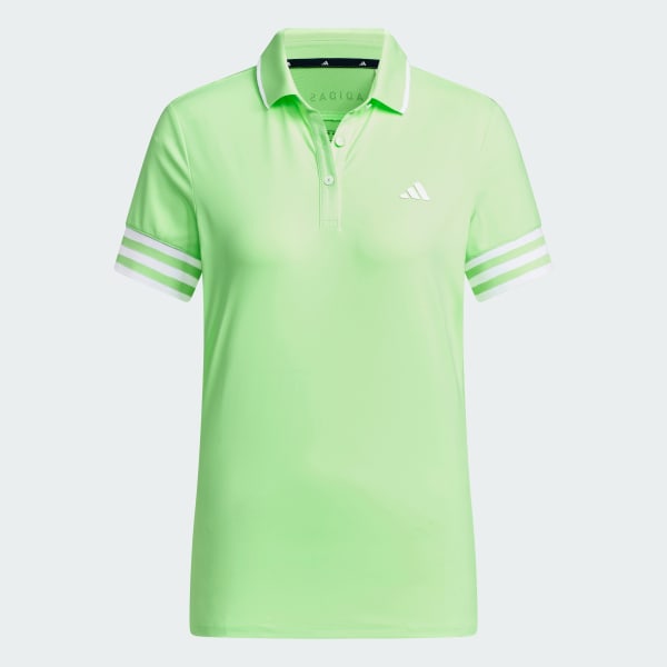 Green AEROREADY 3-Stripes Short Sleeve Polo Shirt