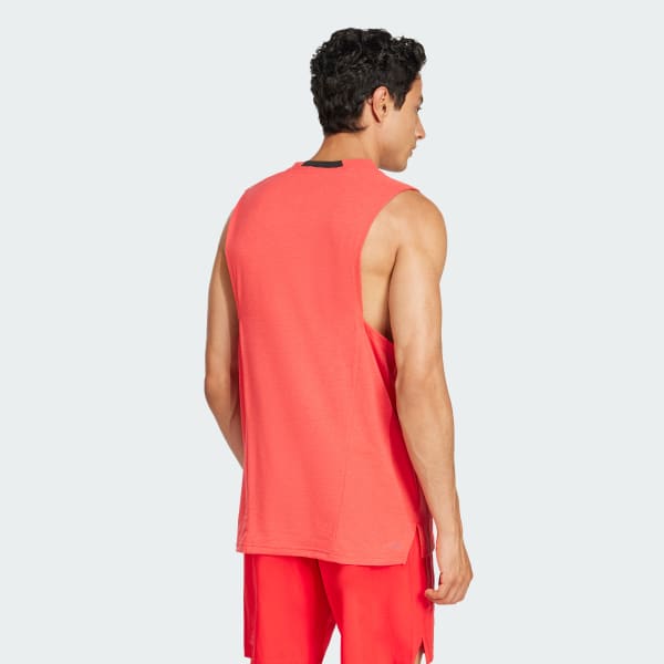 Rojo Polera sin Mangas Designed-for-Training 3 Tiras