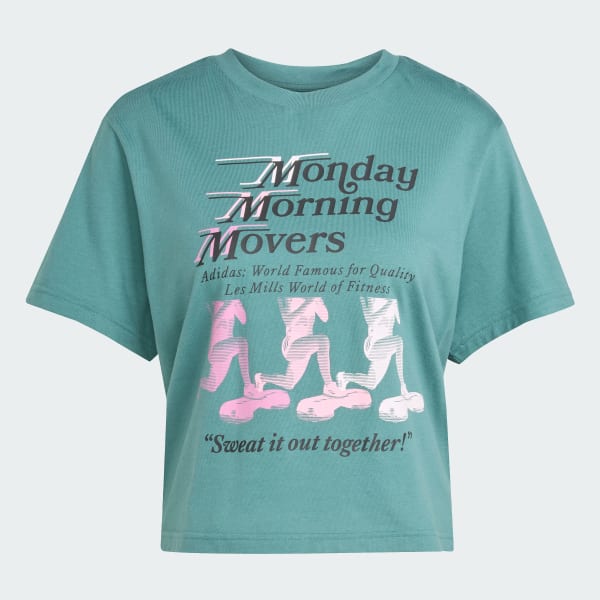 Verde T-SHIRT LES MILLS MOVERS GRAPHIC