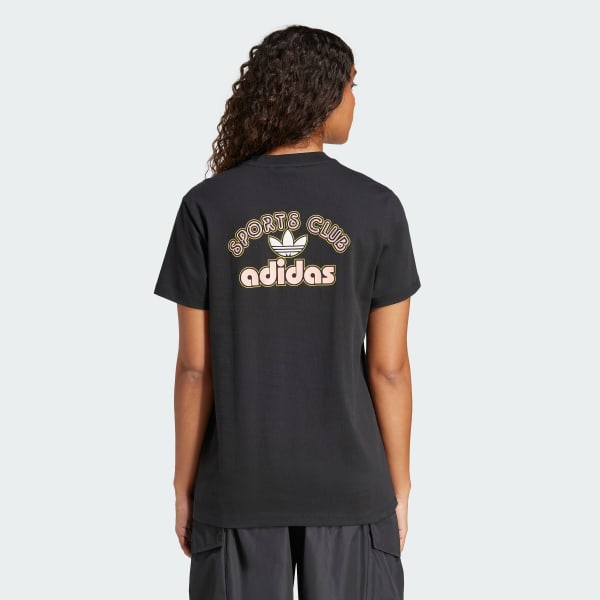 Black Trefoil Series Sports Club Loose Tee
