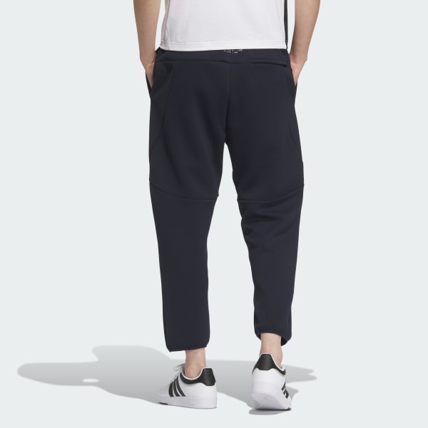 ブルー アディダスアダプテーション レギュラーフィット アンクル丈 オープンヘムパンツ