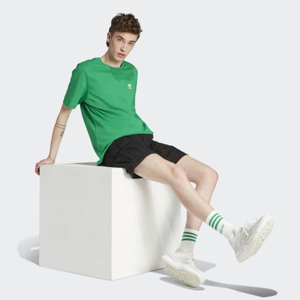adidas Trefoil Essentials Tee - Green | Men's Lifestyle | adidas US