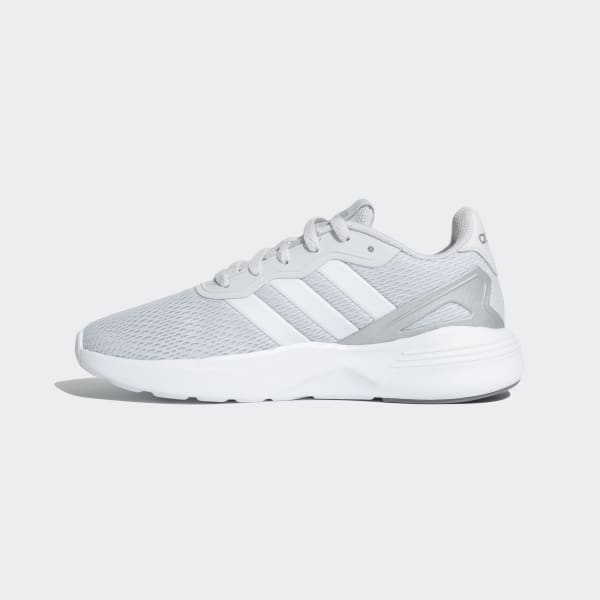 Grey and white adidas cloudfoam outlet