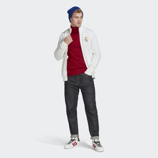 Blanco Chaqueta Essentials Trefoil Real Madrid