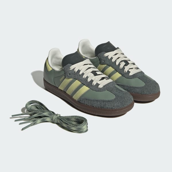 Adidas samba green and yellow new arrivals